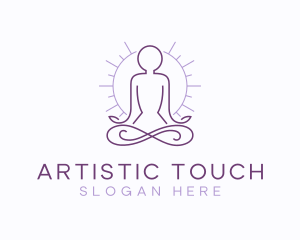 Meditate Yoga Spa logo design