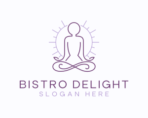 Meditate Yoga Spa logo design