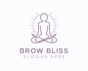 Meditate Yoga Spa logo design