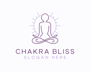 Chakra - Meditate Yoga Spa logo design