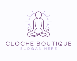 Meditate Yoga Spa logo design