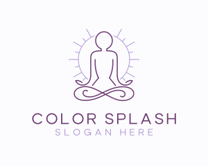 Meditate Yoga Spa logo design