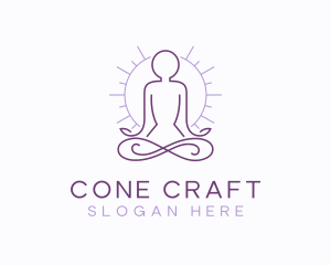 Meditate Yoga Spa logo design