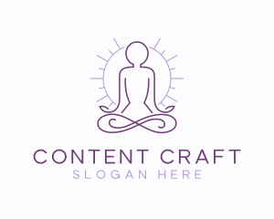 Meditate Yoga Spa logo design