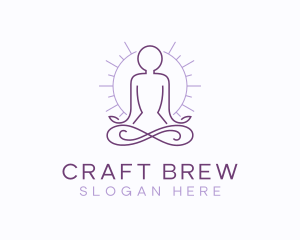 Meditate Yoga Spa logo design