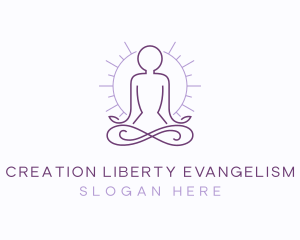 Meditate Yoga Spa logo design