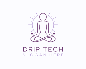 Meditate Yoga Spa logo design