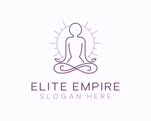 Meditate Yoga Spa logo design