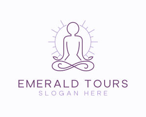 Meditate Yoga Spa logo design