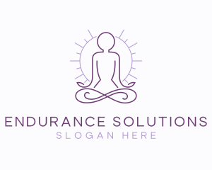 Meditate Yoga Spa logo design