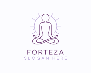 Meditate Yoga Spa logo design