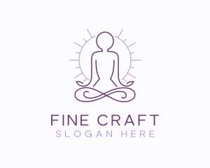 Meditate Yoga Spa logo design