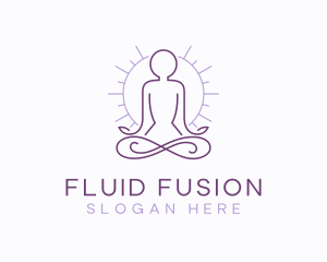 Meditate Yoga Spa logo design