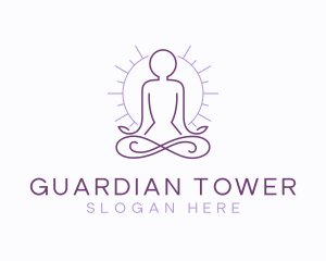 Meditate Yoga Spa logo design