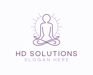 Meditate Yoga Spa logo design