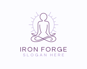 Meditate Yoga Spa logo design