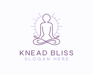 Meditate Yoga Spa logo design