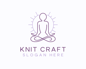 Meditate Yoga Spa logo design