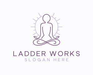 Meditate Yoga Spa logo design