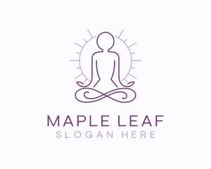 Meditate Yoga Spa logo design