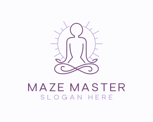 Meditate Yoga Spa logo design