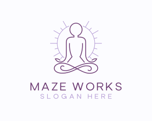 Meditate Yoga Spa logo design