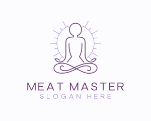 Meditate Yoga Spa logo design