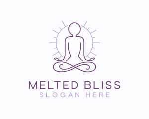 Meditate Yoga Spa logo design