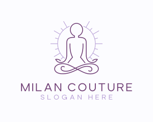 Meditate Yoga Spa logo design