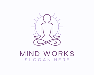 Meditate Yoga Spa logo design