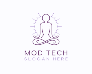 Meditate Yoga Spa logo design