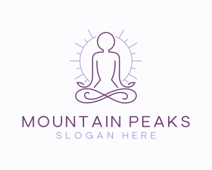 Meditate Yoga Spa logo design