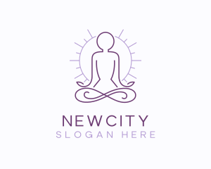 Meditate Yoga Spa logo design