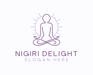 Meditate Yoga Spa logo design