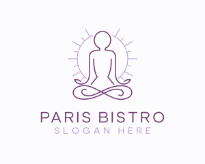 Meditate Yoga Spa logo design