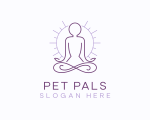 Meditate Yoga Spa logo design