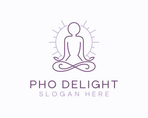 Meditate Yoga Spa logo design