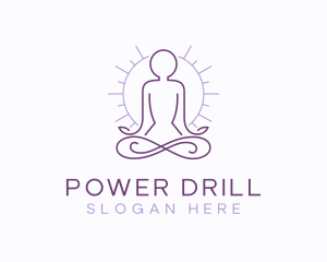 Meditate Yoga Spa logo design