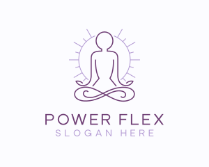 Meditate Yoga Spa logo design