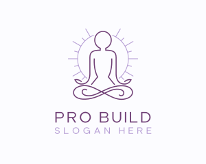 Meditate Yoga Spa logo design