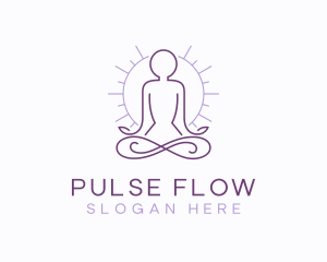 Meditate Yoga Spa logo design