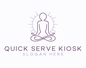 Meditate Yoga Spa logo design