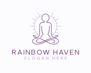 Meditate Yoga Spa logo design