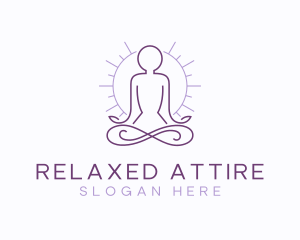 Meditate Yoga Spa logo design