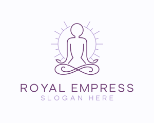 Meditate Yoga Spa logo design