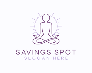 Meditate Yoga Spa logo design