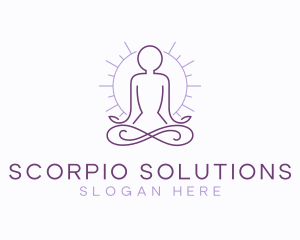 Meditate Yoga Spa logo design