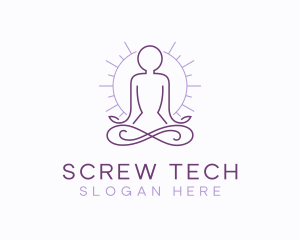 Meditate Yoga Spa logo design