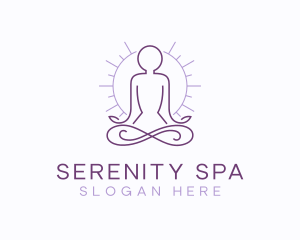 Relax - Meditate Yoga Spa logo design