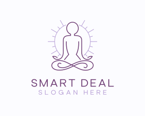 Meditate Yoga Spa logo design